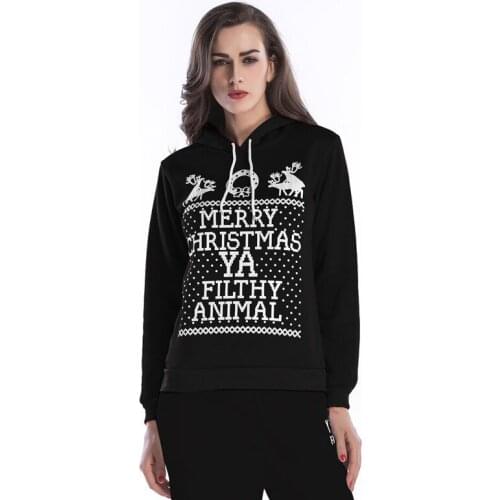 Sweatshirt Women Long Full Print No Sale Hot Sale Kpop Unicorn Moletom 2019 Spring And Element Printing Even Hat Woman Jacket