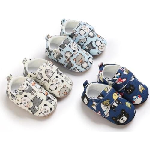 HOT Newborn Baby Boys Girls Slippers Soft Sole Non Skid Crib House Shoes Cute Animal Winter Warm Booties First Walker Crib Shoes