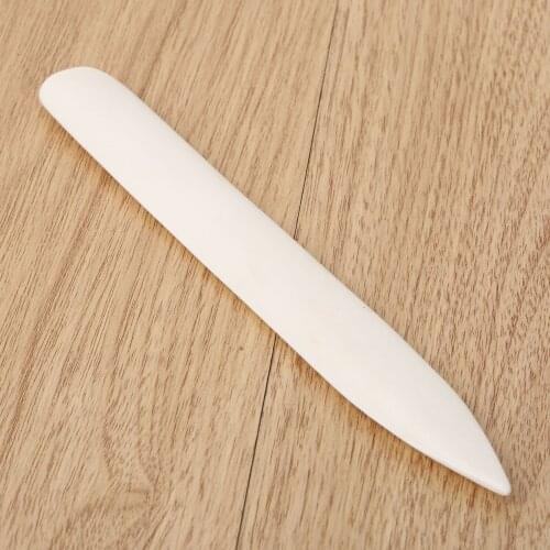 1Pc Leather Craft Bone Folder Tool Burnish Edger Creaser Shaping Folding Hand Tools DIY Leathercraft Sewing Accessories 153*20mm