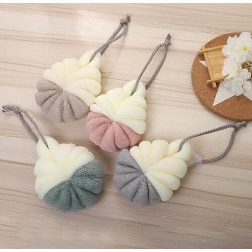 1Pcs PE Portable Shower Balls Massage Cleaning Supplies Bath Ball Bath Towel Scrubber Body Exfoliating Tools