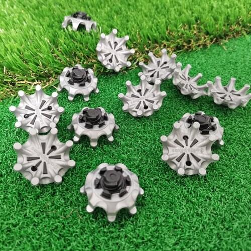 10Pcs Golf Shoes Soft Spikes Pins 1/4 Turn Fast Twist Shoe Spikes Replacement TPR Golf Studs
