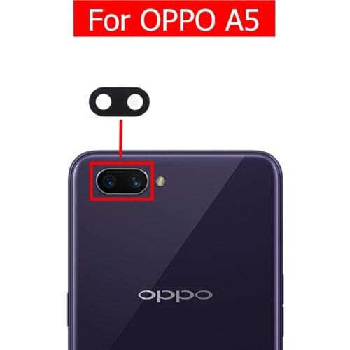 2pcs for OPPO A5 Camera Glass Lens Back Rear Camera Lens with 3M Glue for OPPO A5 Replacement Repair Parts