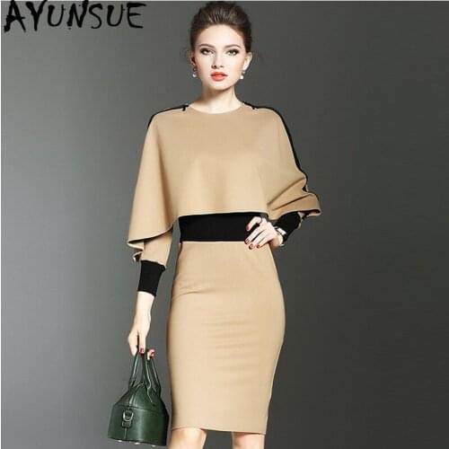 Женские стильные платья AYUNSUE China At AliExpress