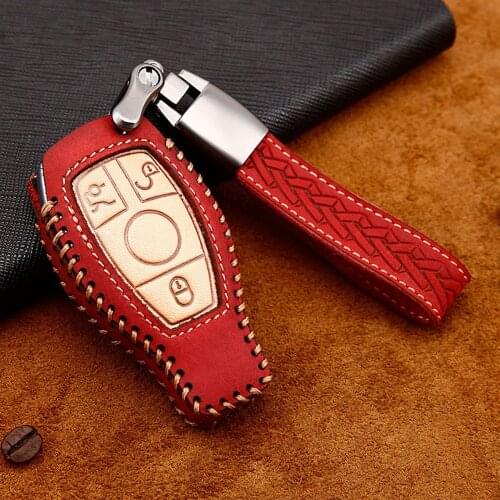 Car Key Case For Mercedes-Benz B Class W246 W247 W242 MB B180 B200d B220 B250 B250e 2020 Car Key Button Cover Shell Car Keychain