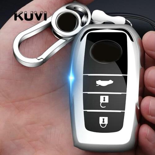 New Tpu Car Key Case Cover For Toyota Chr C-hr Land Cruiser 200 Avensis Auris Corolla Smart Keychain Shell Accessories