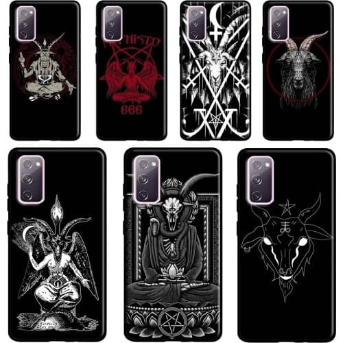 Pentagram Baphomet Satan For Samsung Galaxy Note 20 Ultra Note 10 Plus S20 FE S8 S9 S10 Plus S21 Ultra Case Cover