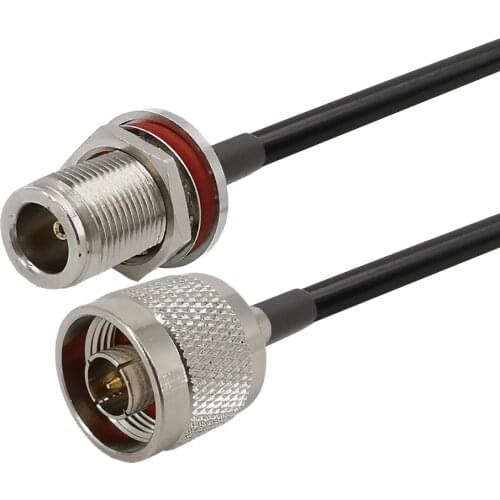 N Type Male Female LMR195 Low Loss RF Coaxial Cable RF Cable N Male to N Female Connector 1-20M