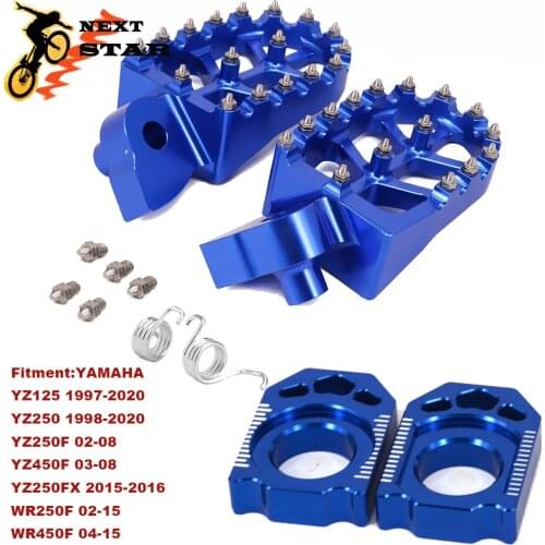 Motorcycle CNC Foot Peg For YAMAHA YZ85 YZ125 YZ250 125X YZ250F YZ250FX 450FX YZF WRF 250 426 450 YZF250 WRF250 WR450F 2019 2020