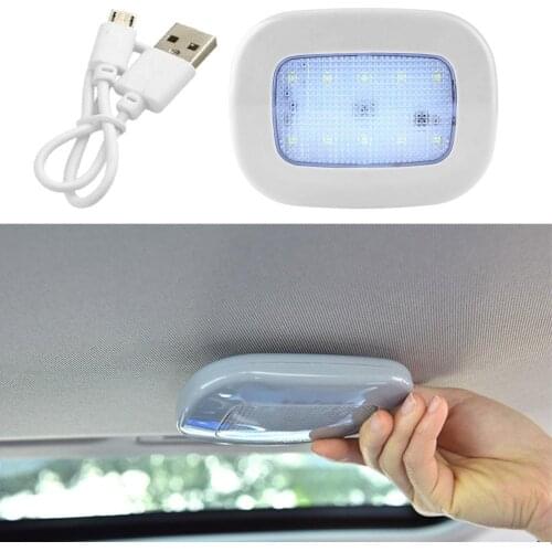 Night Light Car Led Roof Lamp Auto Interior Car Dome Reading Light Touch USB Charging Atmosphere Lamp Welcome Lights Trunk Lamp