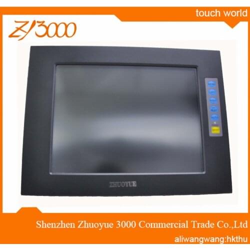 New 10.4 inch HDMI VGA input 800*600 waterproof strong metal casing USB resistive industrial touch screen monitor for PC
