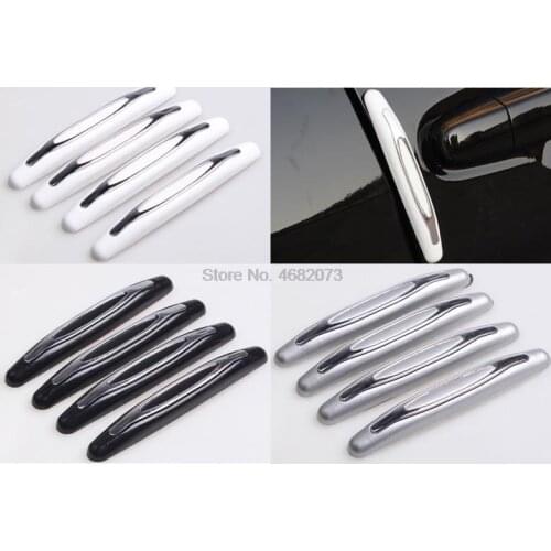 By DHL or Fedex 50sets 4pcs/set Car Anti-Collision Strip Car Door Guard Protector Door Edge Trim Guard Moulding Anti-Scratch