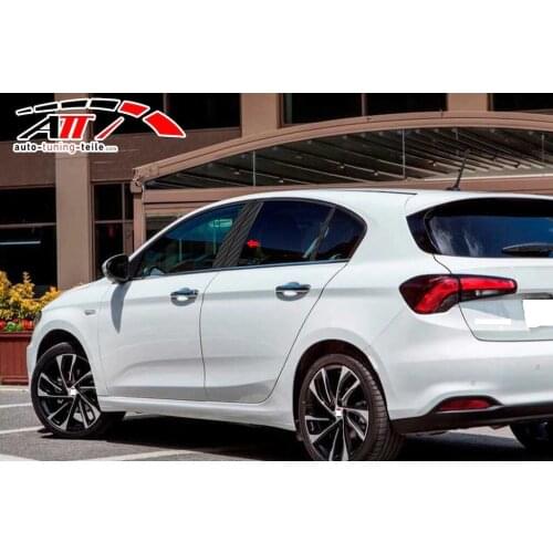 Fit For Fi̇at Egea HB 2016 and Post Carbon Door 6 Piece Chrome Styling Accessories Modified Designed Car Tuning