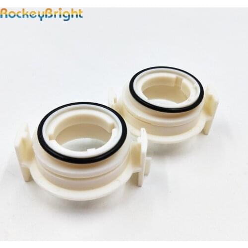 Rockeybright 2pcs D2S Xenon For HID Headlight Adapters Bulb Holders For BMW E46 325ci 325i 330ci 330i M3 328Ci 323i HID Adapter