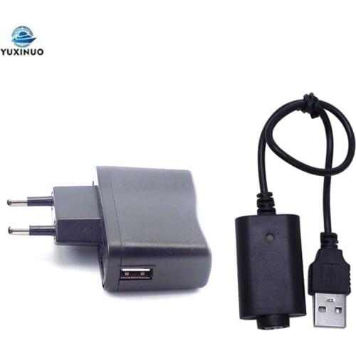 AC Wall USB Charger for Electronic Cigarette E Cig Chargers Cable For 510 Ego T C EVOD Twist Vision Spinner 2 3 mini battery