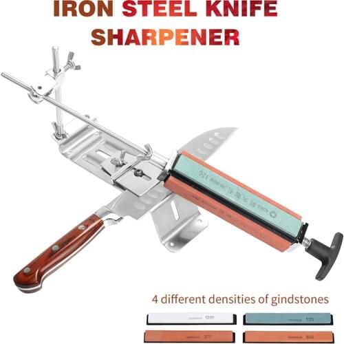 Fixed Angle Sharpener Iron Steel Knife Sharpening Grinder Sharpening With Stones 120-1500Grit Stones Whetstone Kitchen Tools