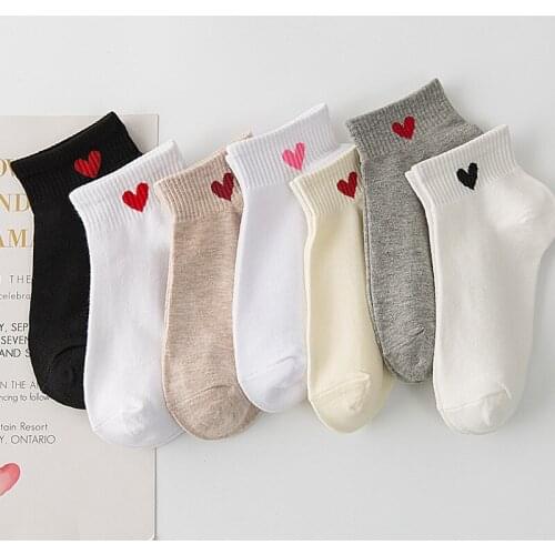 Japanese fashion Korean style women Cotton short summer invisible Kawaii 2021 trends with pattern Ankle no-show Funny socks