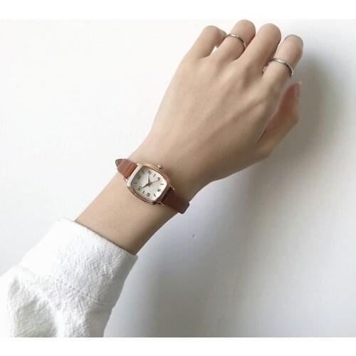 Yazygote wristwatches Light luxury design wristwatches simple art small exquisite watches