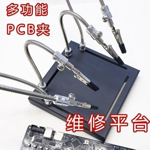 Alligator Clip Serpentine Tube Electronic Production Circuit Board Repair PCB Clip