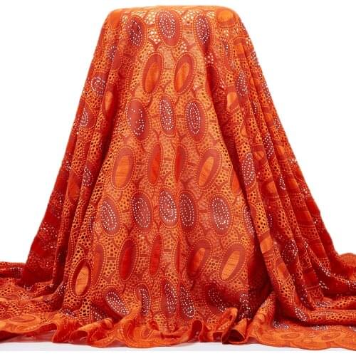 Zhenguiru Blue New African Lace Fabric 2021 Swiss Voile Lace Embroidery Latest 5 Yards Nigorian Fabric Wedding Women Dress A2468