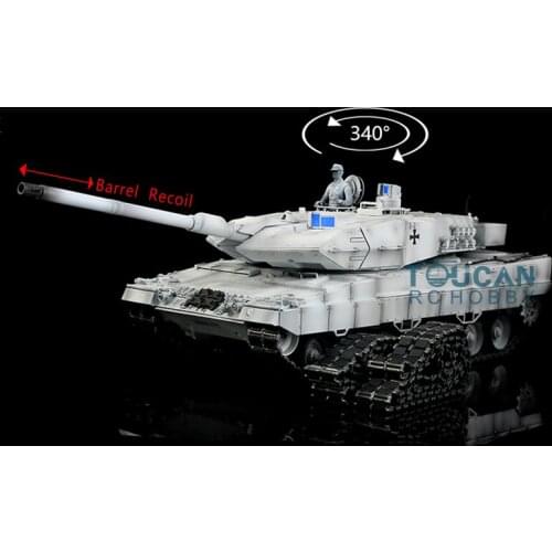 1/16 Heng Long 7.0 Leopard2A6 RC Tank 3889 Barrel Recoil Metal Tracks Rubber TH17633-SMT4