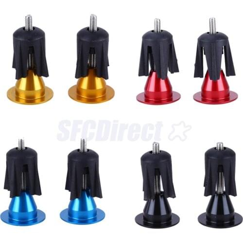 1 Pair Bike CNC Handlebar End Plugs MTB Road Bicycle Cycling Handle Bar Caps Grips Stoppers