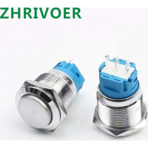 1pcs 19mm Metal Button Switch Normally Open/normally Closed Self-locking Self-reset/momentary Car DIY