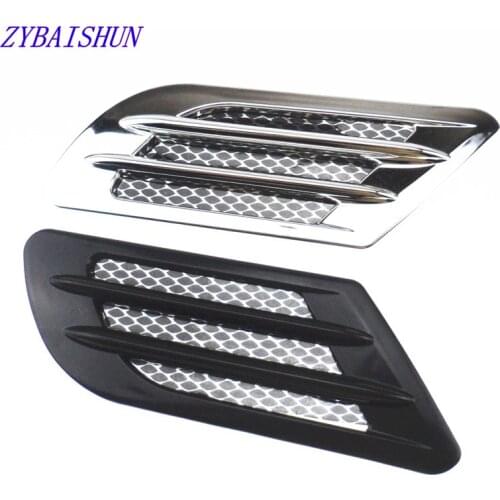 2PCS of new simulation fake air outlet shark gills car styling mold decoration tuyere for Citroen C-Quatre C-Triomphe Picasso