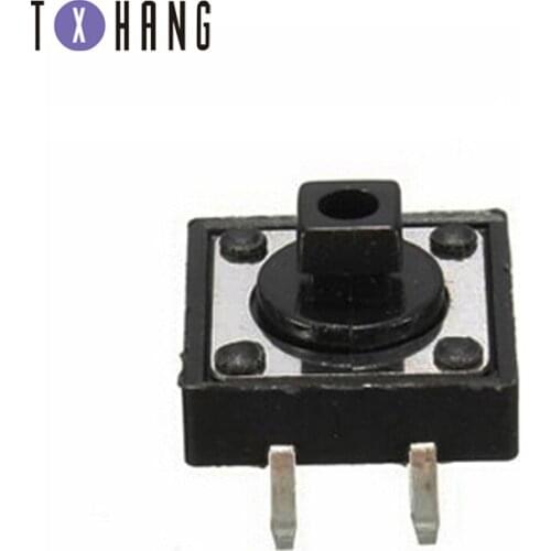 20PCS 12x12mm Panel PCB Momentary Tactile Tact Mini Push Button Switch DIP 4pin 12x12x7.3MM diy electronics