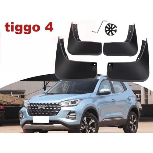 Lsrtw2017 Abs Car Wheel Mudguard Mud Fender Trim Decoration for Chery Tiggo 4 2017 2018 2019 2020 5x Accessories Auto