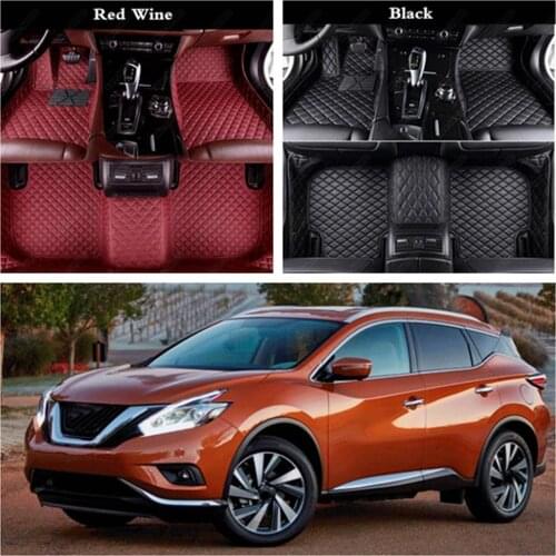 Car Floor Mat for Nissan Sentra X-trail Murano Rugue Patrol Teana GT-R Kicks Maxima Car Foot Mats Auto Floor Mats Carpet Cover