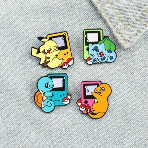 Pins Metal Enamel Pin Cartoon Game Console Brooch For Coat Lapel Pin Badges WomenS Brooches On Clothes Backpack Badge Jewelry