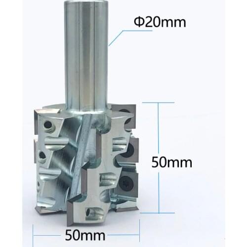 Carbide Wood Chipper Blades Tipped 4-Wing Stair Tread D125XH62X25Xd35 Shaper Cutter