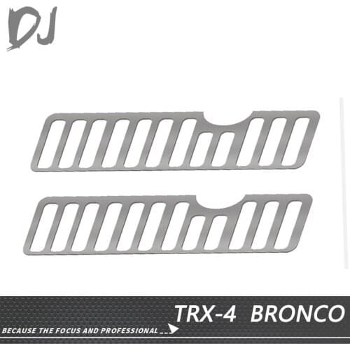 DJ TRAXXAS TRX4 Metal Radiator Grille Bronco RC Car for Adults Upgrade Accessories Parts carro de control remoto