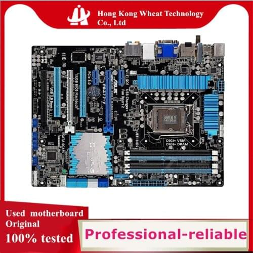 For ASUS P8Z77-V Motherboard Socket LGA 1155 DDR3 SATA3 For Intel Z77 Original Desktop Used Mainboard