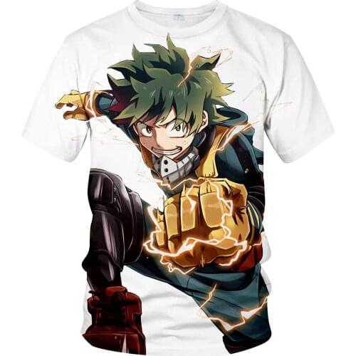 Unisex Anime 3D T-Shirt My Hero Academia Izuku Deku Fashion T shirts