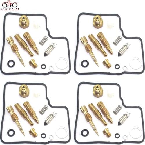 4 set for VFR 750 VFR750 F RC 24 VFR750F RC24 1986-1987 Motorcycle carburetor repair kit floating needle seat