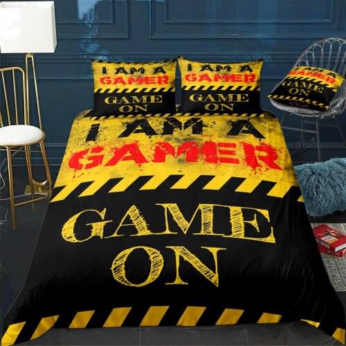 I am a Gamer Duvet Cover Twin/Queen/King Size Luxury Comforter Bedding Set With Pillowcase Home Bed Decora Dropshipping