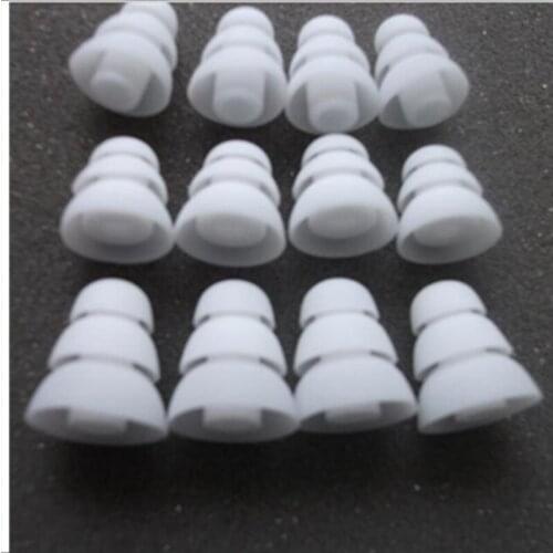 Linhuipad Triple flange ear tips Silicone earbud covers for in-ear earphones 1000pcs/lot