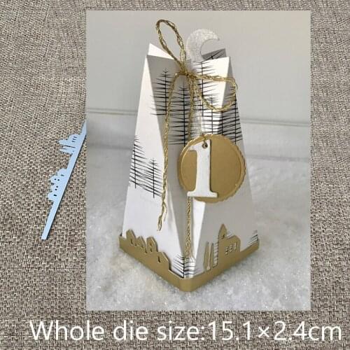 XLDesign Craft Metal Cutting Die cut dies house edge decoration scrapbook Album Paper Card Craft Embossing die cut