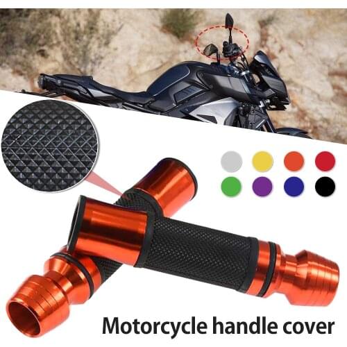 22mm Motorcycle Grips Hand Rubber Pedal Biker Scooter Handlebar Grips Modified Handlebar Throttle Turn Grip Settle Handle Grips