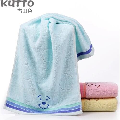 New Baby Face Towel Microfiber Drying Bath Towel Cartoon Children Towels Kid Washcloth 34x75cm