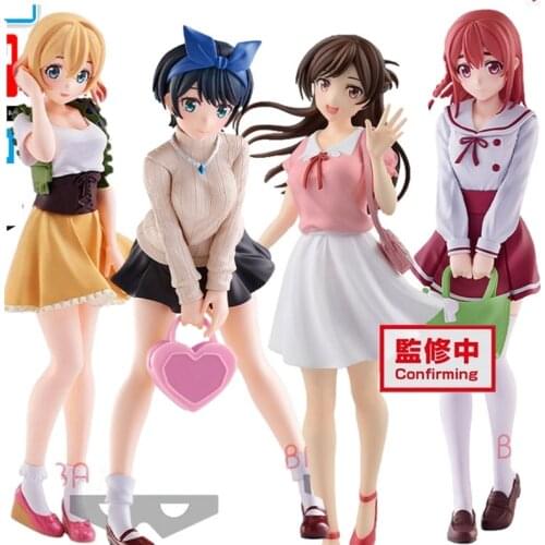 Original Banpresto RENT A GIRLFRIEND Ichinose Chizuru Asami Nanami Sakurasawa Toys Model Figurals Brinquedos Action Figure