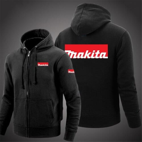 Autumn Mens Makita Logo Hoodie Jacket Print Clothing Fashion Casual Zipper Comfortable Sweatshirt Warm Tracksuit Coats