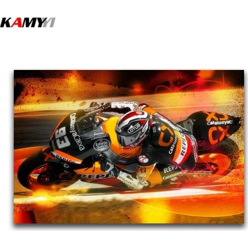 Full Square Diamond mosaic motorcycle Full Round Diamond painting car 5D DIY Diamond embroidery Cross stitch people