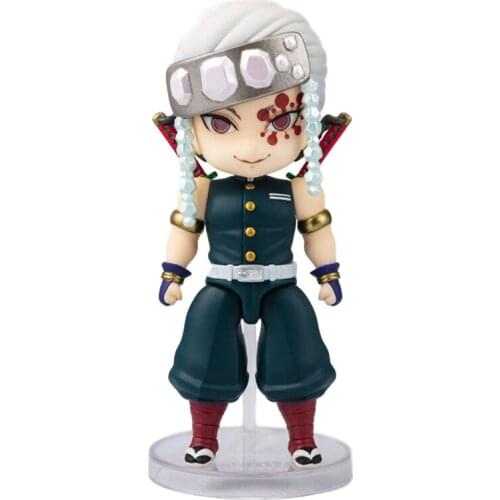 Pre-Sale Demon Slayer Uzui Tengen Anime Peripheral Character Model Toy Cute Cartoon Doll Q Version Collectibles Model Toys Gift