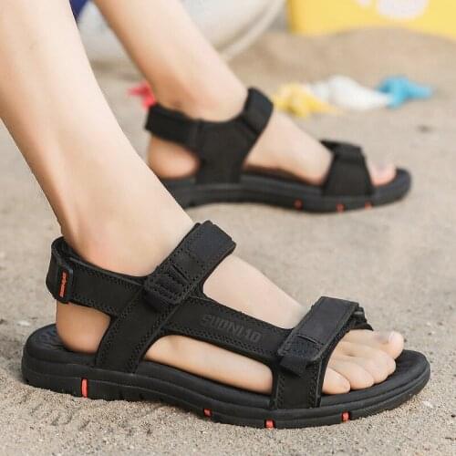 Walking shoes luxury roman casual beach sandals shoe toe homens platform homme em s breathable samool plage 39 slip comfort men