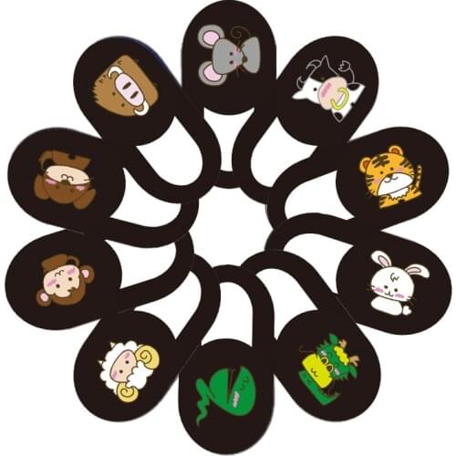 Cute Animal Webcam Privacy Shutter Magnet Slider Laptop Camera Web Cam Cover for Computer Tablet Mobile Phone Privacy Sticker