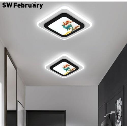 2021 New LED Nordic Aisle Light Corridor Light Simple Modern Enamel Porch Entrance Light Creative Hall Balcony Light