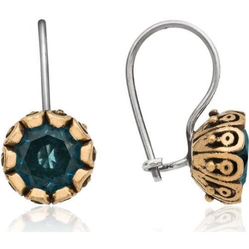 Tevuli 925 Sterling Silver Blue Authentic Earrings