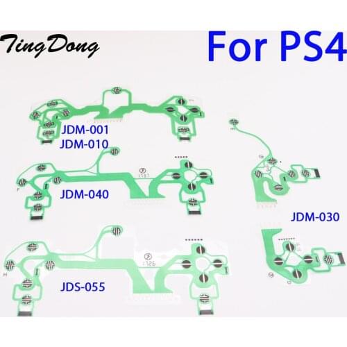 TingDong 50PCS JDM-001 JDM-030 JDM-040 For ps4 controller conductive film flex cable high quality for ps4 joystick repair part